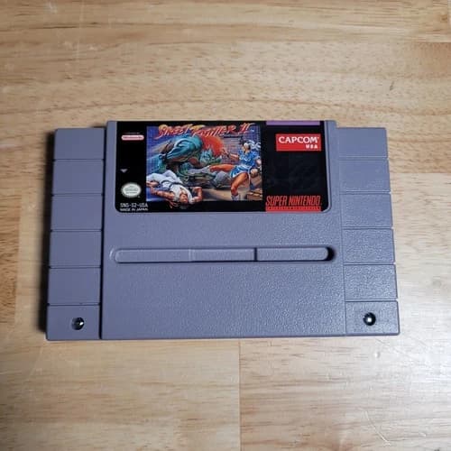 Street Fighter II SNES Super Nintendo Entertainment System, 1992 - Tested