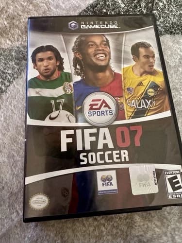 FIFA 07 Soccer Nintendo GameCube Rare Mexican Cover Variant CIB Clean Disc EA