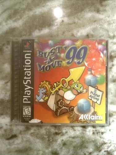 Bust-A-Move '99 (Sony PlayStation 1, 1999) PS1 CIB Complete with Reg Card