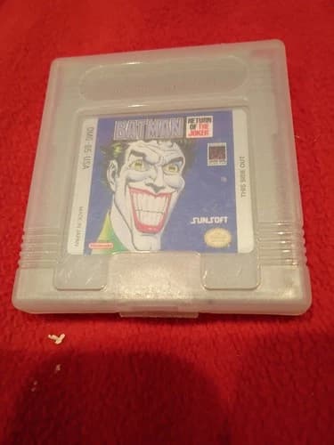 Nintendo Game Boy Batman: Return of the Joker Authentic Cartridge . Free Ship!!