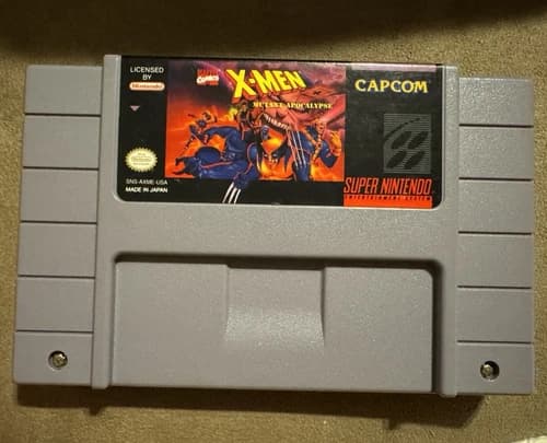 Capcom X-Men: Mutant Apocalypse Nintendo SNES Super Nintendo Cartridge NTSC-U/C
