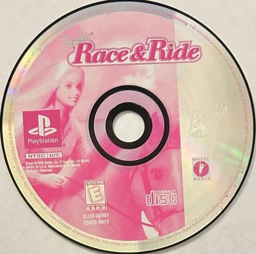 Barbie Race & Ride (Sony PlayStation 1, PS1) DISC ONLY | NO TRACKING | M1150