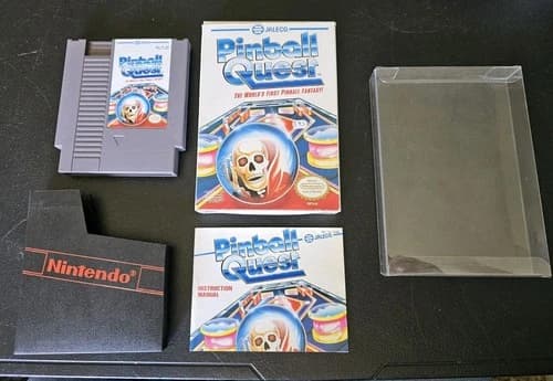 PINBALL QUEST Nintendo NES Complete CIB Great Shape!
