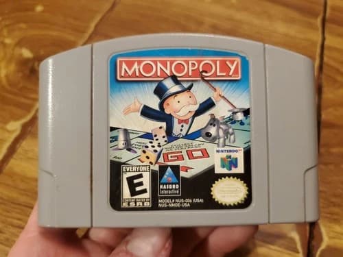 Monopoly - Nintendo 64 N64 Authentic and Tested