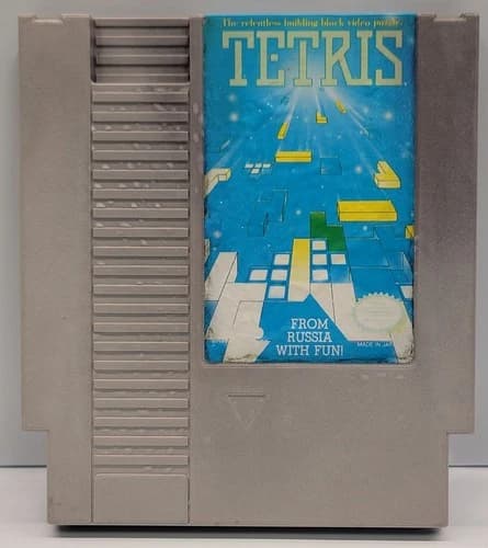 Tetris (Nintendo Entertainment System, 1989) Cartridge - Tested