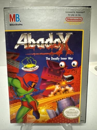 Abadox - the deadly inner war NES - CIB Complete Read Rare