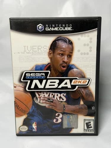 NBA 2K2 (Nintendo GameCube, 2002) Complete CIB Good Condition