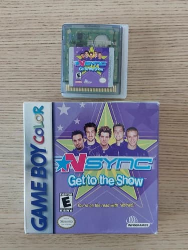 NSYNC Get to the Show Complete in Box with Game, Case, Manual Used Tested