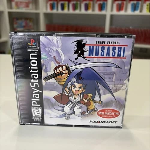 SUPER NICE!! Brave Fencer Musashi PS1 Sony PlayStation Complete CIB FREE SHIP!
