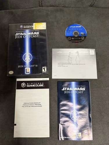 Star Wars: Jedi Knight II - Jedi Outcast - Nintendo GameCube - CIB Tested!