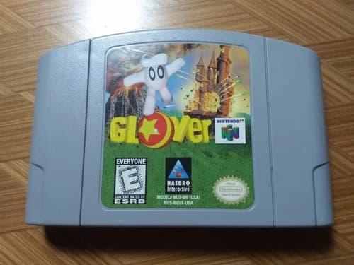 Glover Nintendo N64 Cartridge Tested