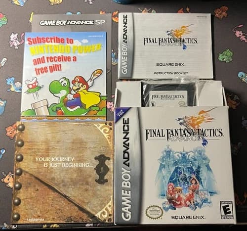 Final Fantasy Tactics Advance (Nintendo Game Boy Advance) COMPLETE IN BOX CIB