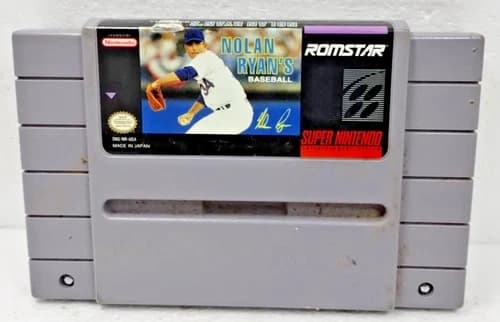 Nolan Ryan's Baseball Super Nintendo SNES 1992 Cartridge Only