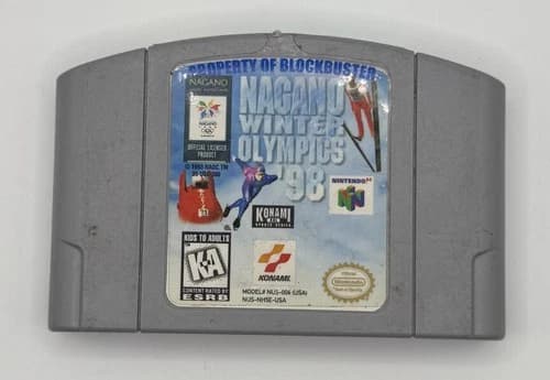 N64 Nagano Winter Olympics 98 (Nintendo 64, 1997) Cartridge Only Tested