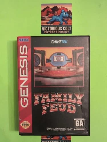 Family Feud (Sega Genesis, 1993) CIB
