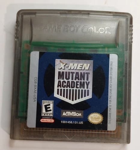 X-Men: Mutant Academy (Nintendo Game Boy Color, 2000) - Tested Cartridge Only