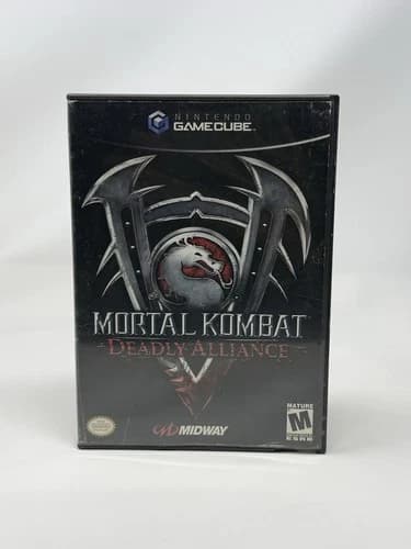 Mortal Kombat Deadly Alliance GameCube Complete CIB Black Label Immaculate Disc