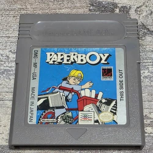 Paperboy Nintendo Game Boy Authentic Tested Cartridge Only Tested