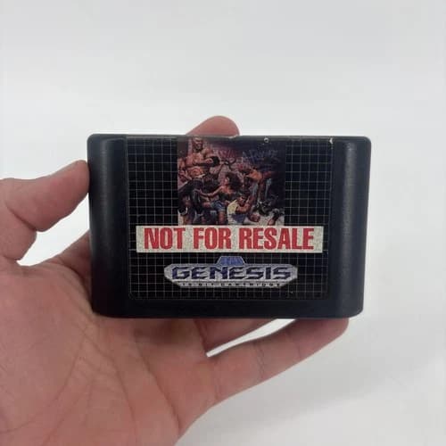 Streets Of Rage 2 Not For Resale Sega Genesis 1992 Authentic Cartridge Working