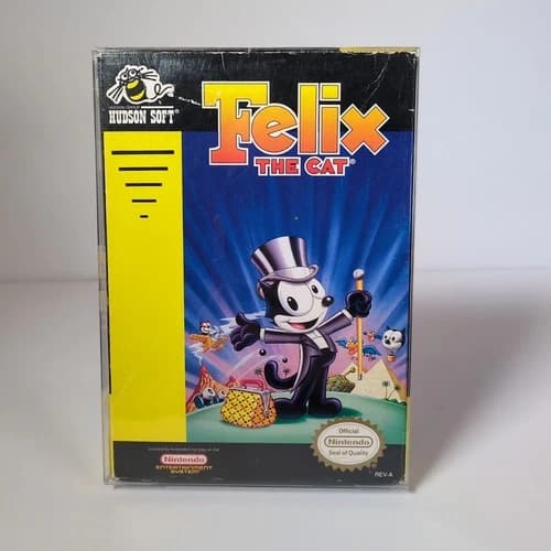 Felix the Cat (Nintendo NES) Hudson Soft COMPLETE IN BOX CIB AUTHENTIC
