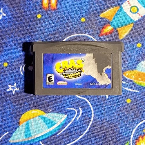 Crash Bandicoot 2 N-Tranced Nintendo Game Boy Advance Authentic Saves