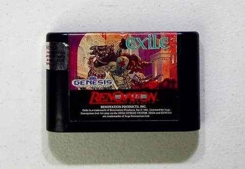 Exile Sega Genesis Video Game Action RPG Renovation 1991
