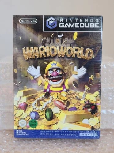 Korean Wario World for Nintendo Gamecube CIB Rare Korea Gamecube NGC