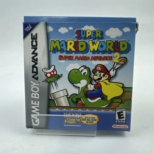 Super Mario World Super Mario Advance 2 (Game Boy Advance, 2002) CIB TESTED