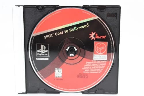 Refurbished PS1 Spot Goes to Hollywood Disc Only Mint Clean Pristine Good Tested