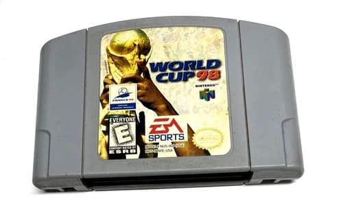 World Cup 98 (Nintendo 64 N64, 1998) N64 TESTED