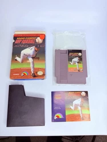 Roger Clemens' MVP Baseball (Nintendo Entertainment System, 1991) CIB Complete