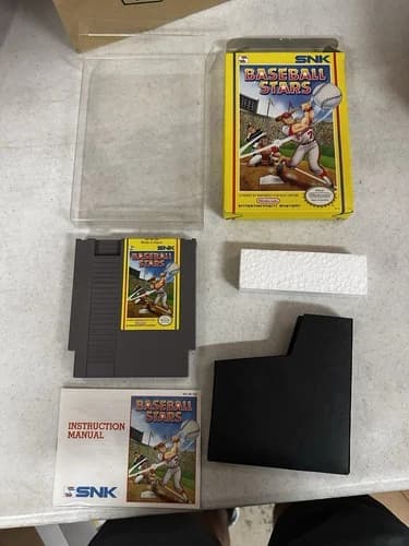 Baseball Stars 1 (Nintendo NES) Complete in Box CIB Authentic tested working