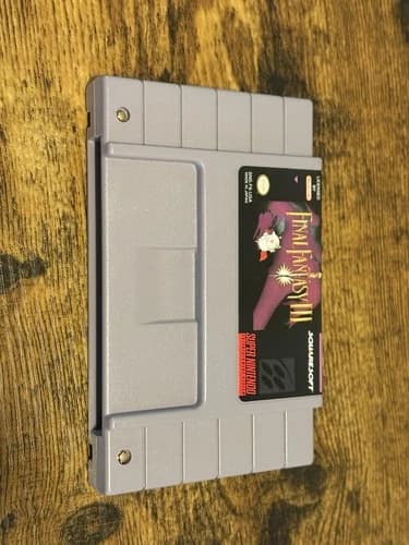 Square Soft Final Fantasy III Final Fantasy Series Cartridge SNES Tested Working