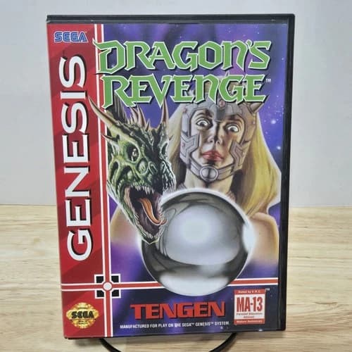 Dragon's Revenge Sega Genesis CIB Complete with manual