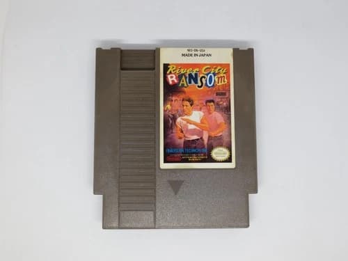 River City Ransom Nintendo NES Video Game Authentic Cartridge Only Tested Works