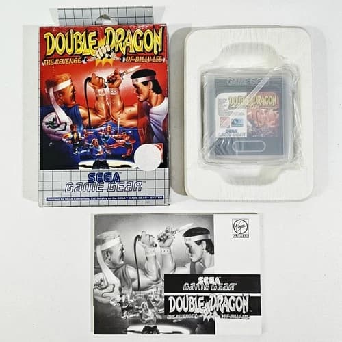 SEGA GAME GEAR Arcade Brawler DOUBLE DRAGON German CIB Final Fight Streets of Rage