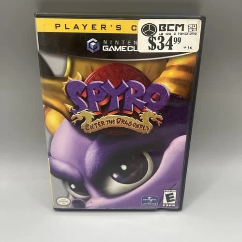Spyro: Enter the Dragonfly (Nintendo GameCube, 2002) Complete TESTED