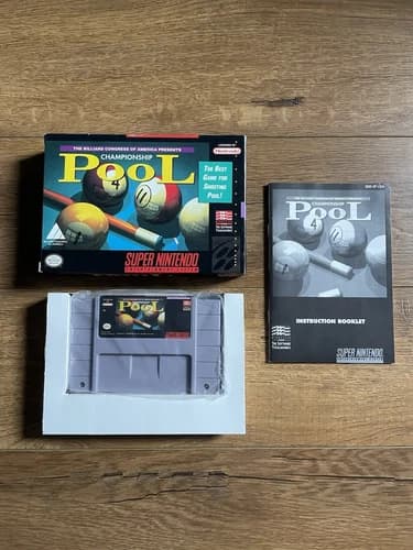 Championship Pool SNES CIB Super Nintendo Tested