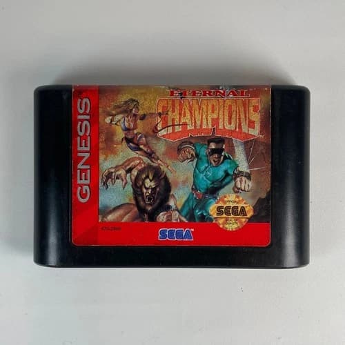 Eternal Champions (Sega Genesis, 1993) Authentic Cartridge Only