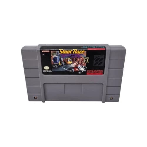 Stunt Race FX Super Nintendo SNES Video Game FX Chip Racing