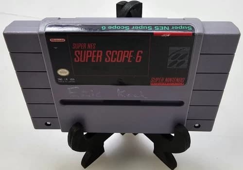Nintendo SNES Super Scope 6 Game Cartridge Cleaned & Tested