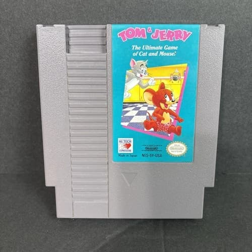 Tom & Jerry Ultimate Game of Cat & Mouse NES Nintendo 1991 Authentic Cart Tested