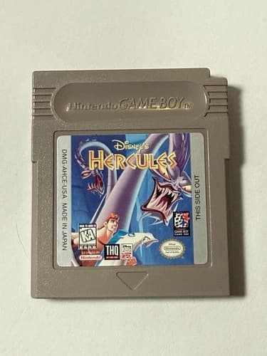 Hercules Disney's (Nintendo Gameboy, 1994) Loose Cartridge - Tested & Working