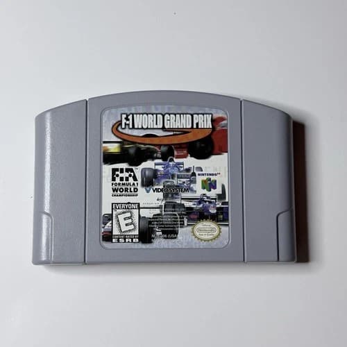 F1 World Grand Prix N64 Nintendo 64 Authentic Cartridge Only - Tested