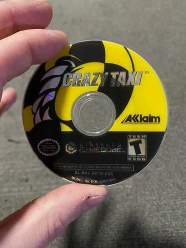 Crazy Taxi (Nintendo GameCube, 2001) Tested working - Disc Only
