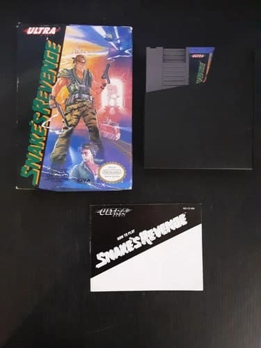 Nintendo Game Snake's Revenge Complete NES