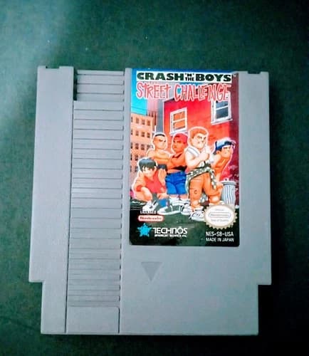 Crash 'N' the Boys: Street Challenge Nintendo NES 1992 Game Cartridge