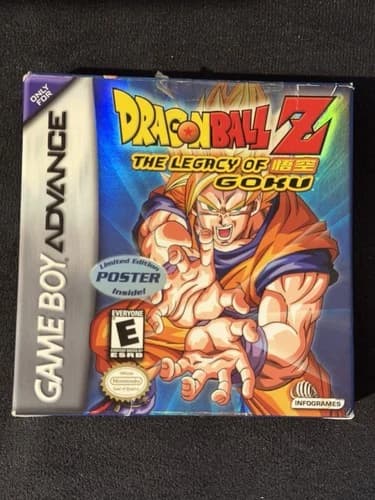 Dragon Ball Z: The Legacy of Goku (Nintendo Game Boy Advance, 2002) Complete