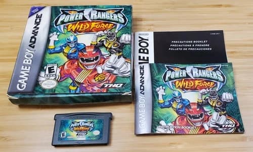 Power Rangers: Wild Force GBA CIB *Complete* (Nintendo Game Boy Advance, 2002)