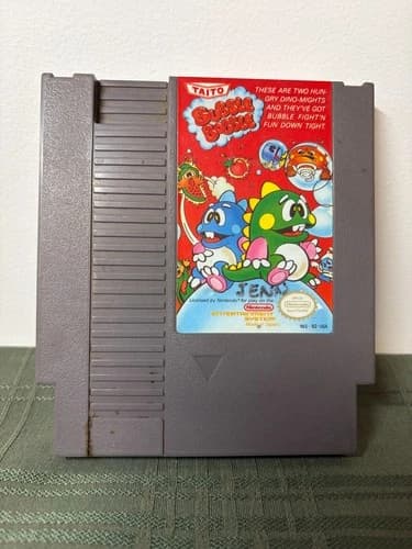 Bubble Bobble Nintendo Entertainment System 1988 Cartridge Only NES - tested